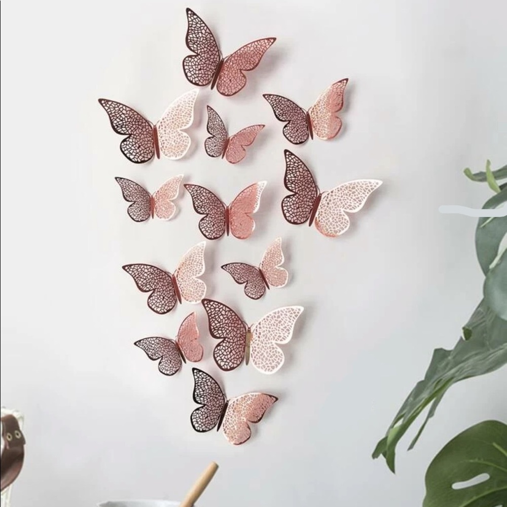 Set of 3- Butterfly Wall Decor